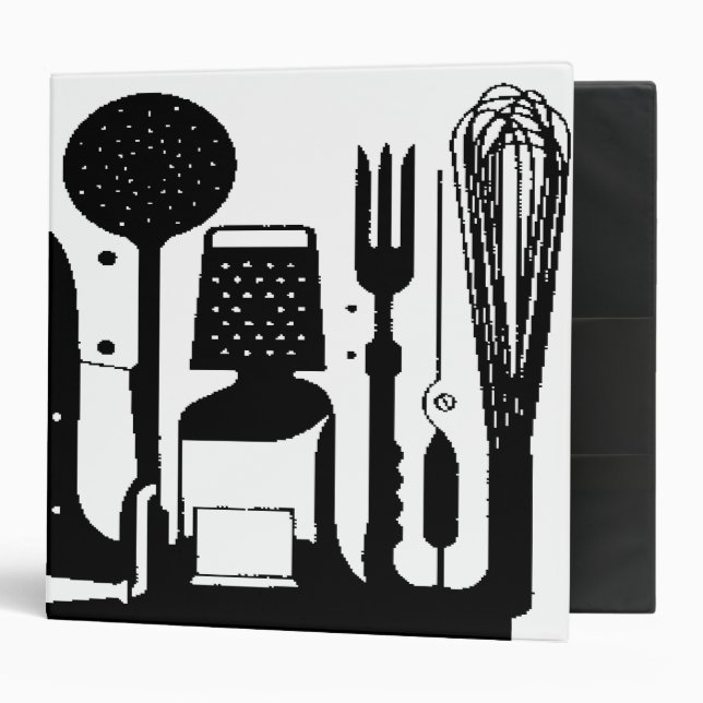 Kool Kitchen 3 Ring Binder (Front/Inside)