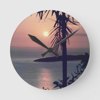Koolan Sunrise Round Clock