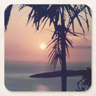 Koolan Sunrise Square Paper Coaster