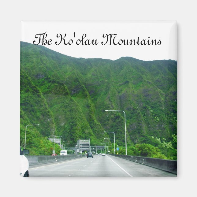 Ko'olau Mountains magnet (Front)