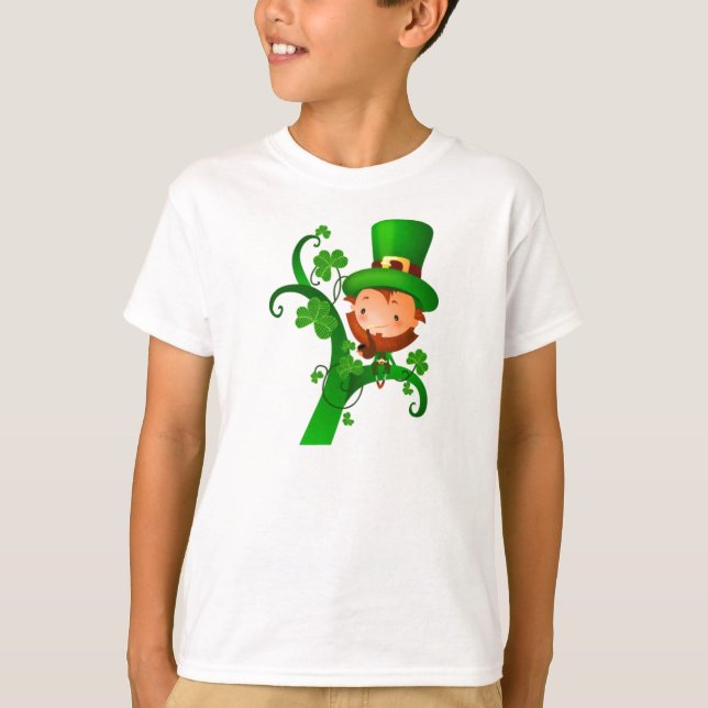 KoolrPix St. Patrick's Day Kid's T-Shirt (Front)