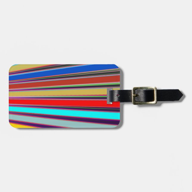 KOOLshades AWESOME Happy Spectrum Luggage Tag (Front Horizontal)