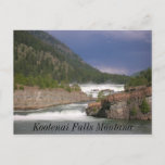 Kootenai Falls Montana Postcard at Zazzle