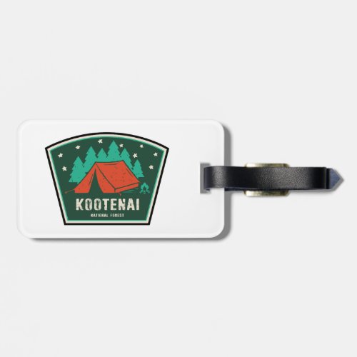 Kootenai National Forest Camping Luggage Tag