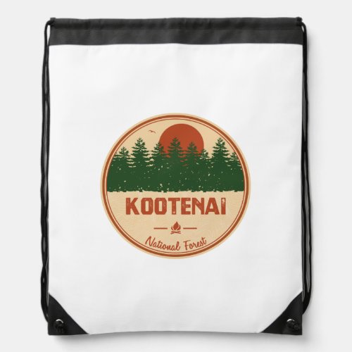 Kootenai National Forest Drawstring Bag