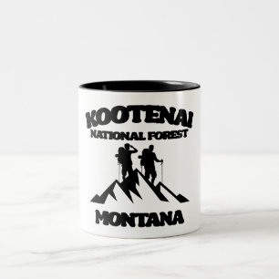 Kootenai National Forest, Montana Two-Tone Coffee Mug