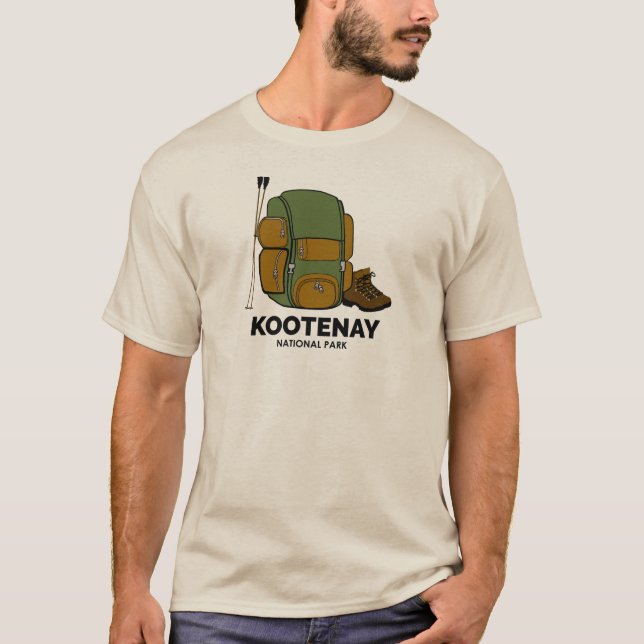 Kootenay National Park Backpack T-Shirt (Front)