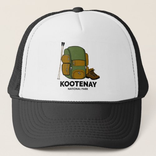 Kootenay National Park Backpack Trucker Hat