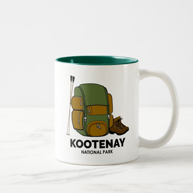 Kootenay National Park Backpack Two-Tone Coffee Mug (Right)