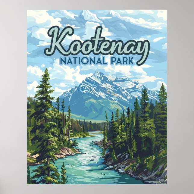 Kootenay National Park Canada British Columbia Poster (Front)