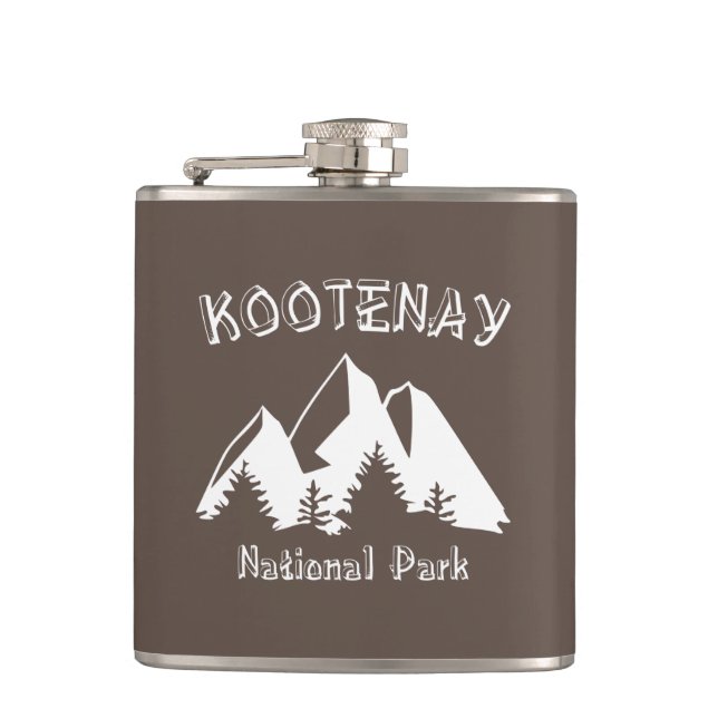 Kootenay National Park Flask (Front)