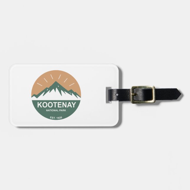Kootenay National Park Luggage Tag (Front Horizontal)