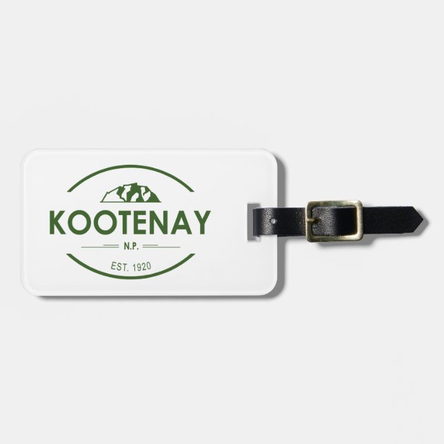 Kootenay National Park Luggage Tag (Front Horizontal)