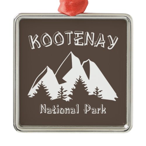 Kootenay National Park Metal Ornament