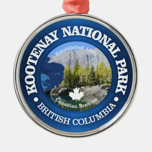 Kootenay National Park Metal Ornament