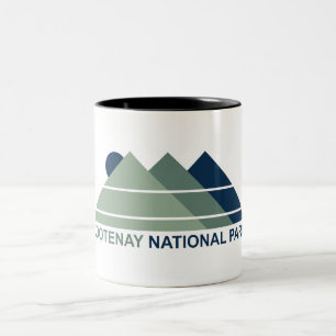Kootenay National Park Mountain Sun Two-Tone Coffee Mug