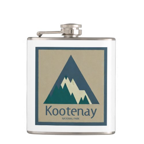 Kootenay National Park Rustic Flask