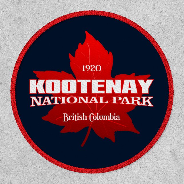 Kootenay NP (maple leaf)  Patch (Front)