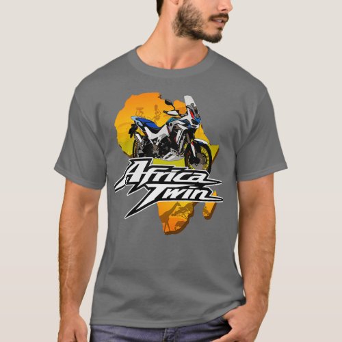 Kopie von Africa Touring Twin Motorcycle Sign Offr T_Shirt