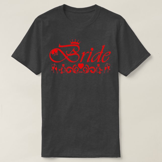 Kopie von team bride bachelor party pink 18 T-Shirt (Design Front)