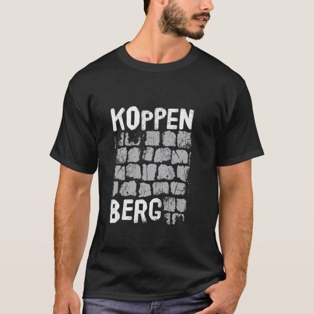 Koppenberg Cobblestones Flanders Belgium Road Bike T-Shirt (Front)