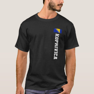Koprivica Bosnia Flag Last Name Coat Of Arm Emblem T-Shirt