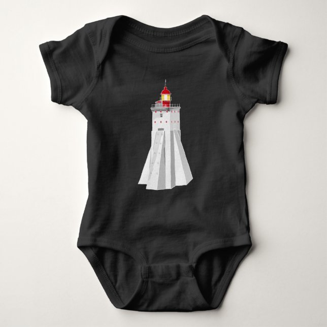 Kopu Lighthouse Baby Bodysuit (Front)