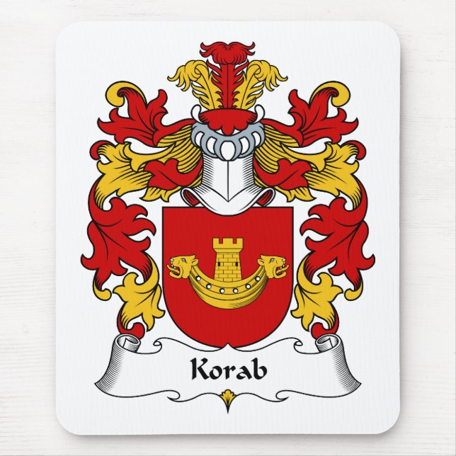 Korab Family Crest Mouse Pad (Front)
