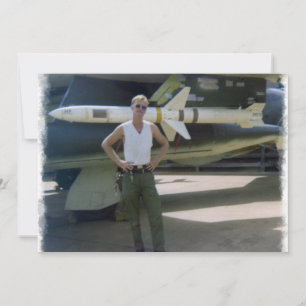 Korat AFB Thailand 1968  F-105 Print Invitation