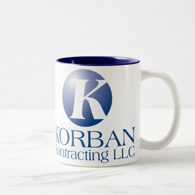 KORBAN CONTRACTING LLC Two-Tone COFFEE MUG (Right)