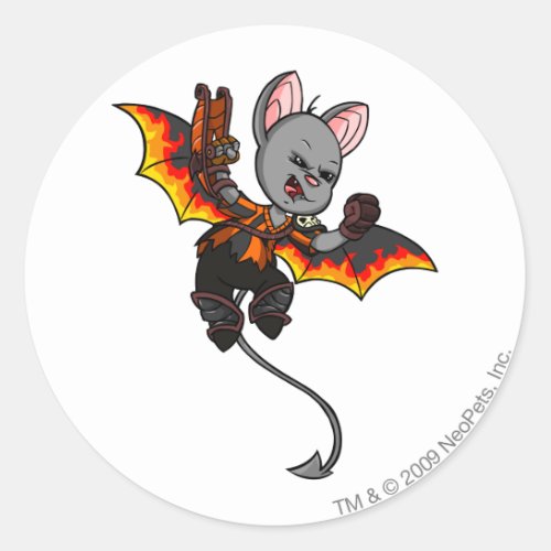 Korbat Haunted Woods Player Classic Round Sticker