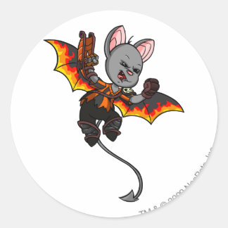 Korbat Haunted Woods Player Classic Round Sticker