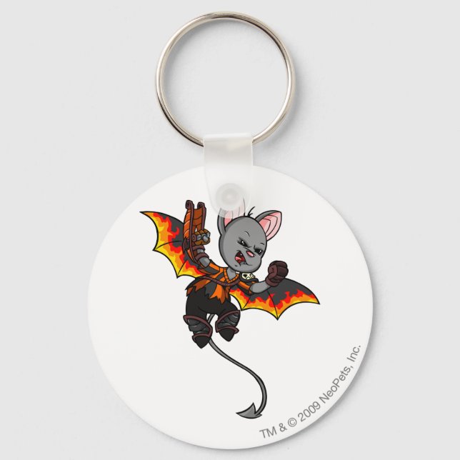 Korbat Haunted Woods Player Keychain (Front)