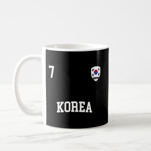 Korea 7 Korean Flag Soccer Team Football Coffee Mug