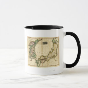 Korea and JapanPanoramic MapKorea and Japan Mug