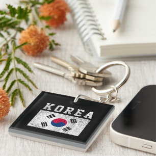 Korea Flag Keychain