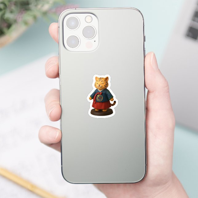 korea Heart of Hanbok Sticker (Phone)