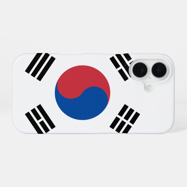 Korea iPhone Case (Back Horizontal)