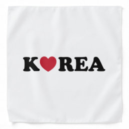 Korea Love Heart Bandana