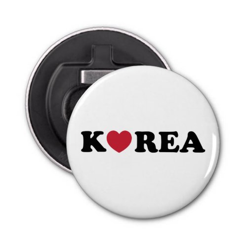Korea Love Heart Bottle Opener