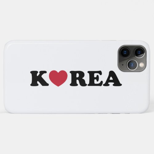 Korea Love Heart iPhone 11 Pro Max Case