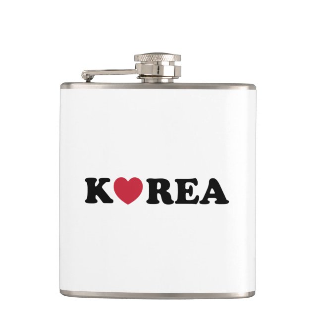 Korea Love Heart Flask (Front)