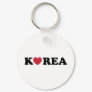Korea Love Heart Keychain