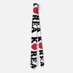 Korea Love Heart Neck Tie