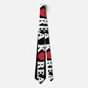Korea Love Heart Neck Tie