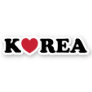 Korea Love Heart Sticker