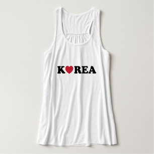 Korea Love Heart Tank Top