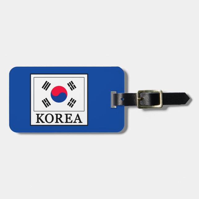 Korea Luggage Tag (Front Horizontal)