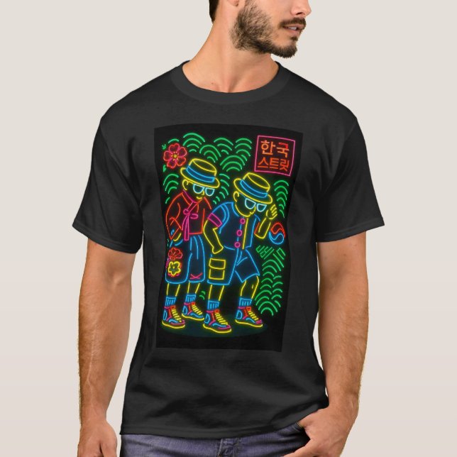 korea mens' t-shirts (Front)