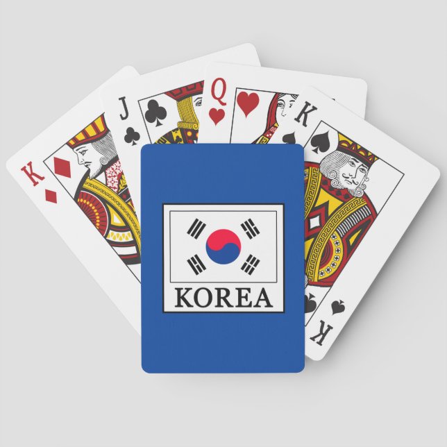 Korea Poker Cards (Back)